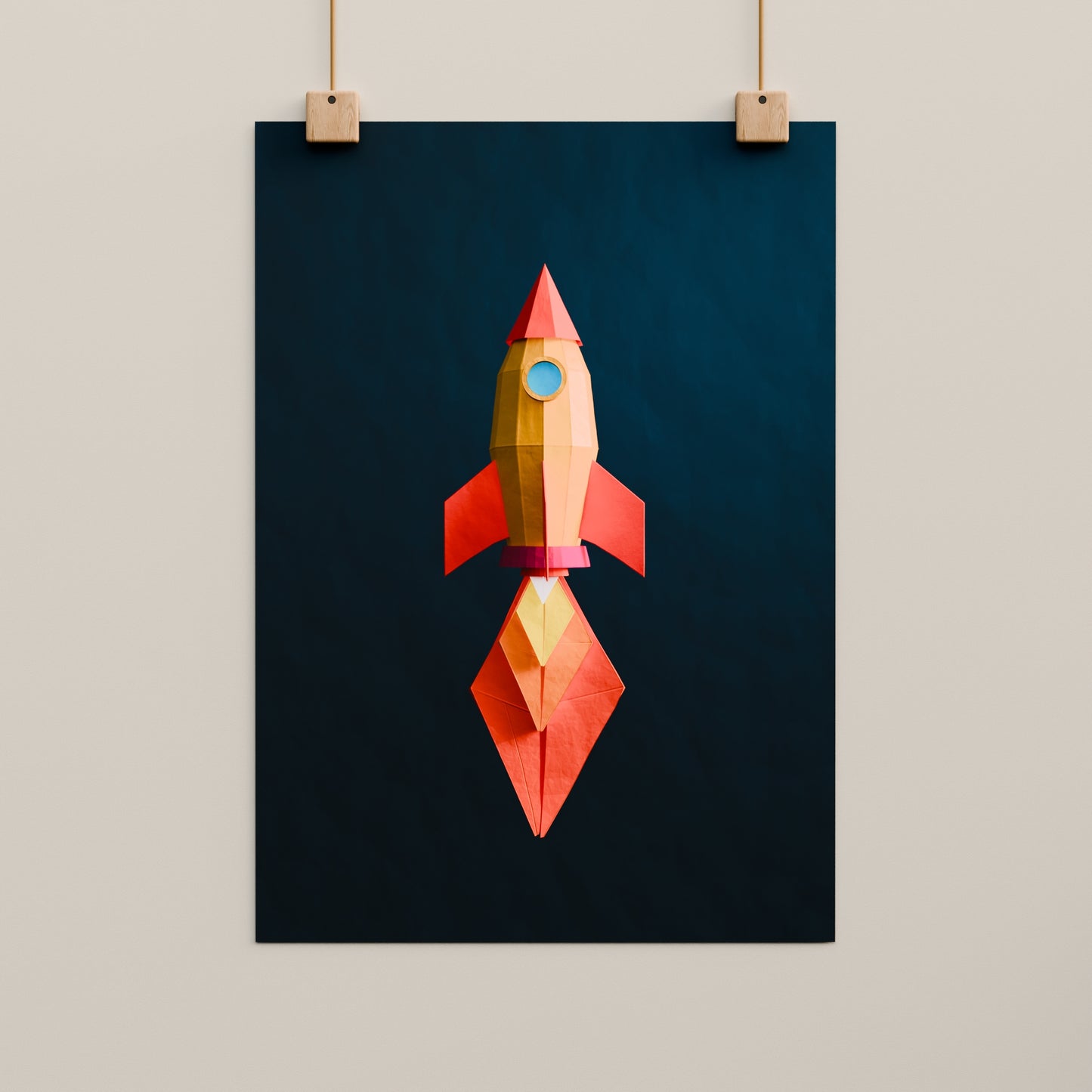 Rocket Ship Print